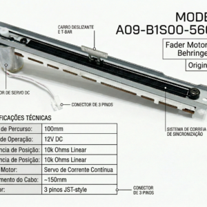 Fader Motorizado Behringer X32 Original - Modelo A09-B1S00-56000