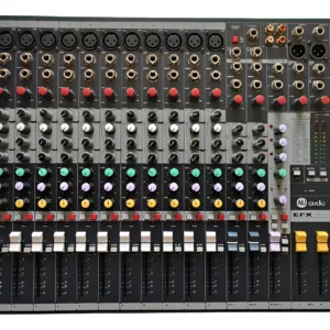 Mesa De Som Mj Audio 12 Canais Analógica Efx12 110/220