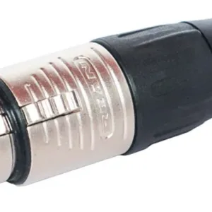 Plug Neutrik Rean Xlr Femea Rc3f Prata