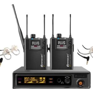 Sistema de Monitoramento In-Ear Sem Fio Relacart PM320 (Kit Completo)