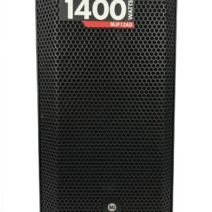 Caixa de som amplificada MJ Audio modelo MJF12AD para eventos.