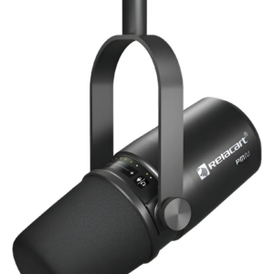 Microfone Podcasting Relacart Pm2 Preto