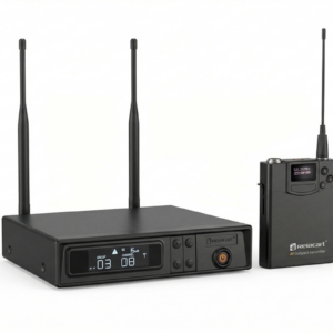 Microfone sem fio Relacart UR223S com transmissor bodypack
